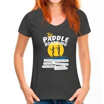 패들 바디 서핑 보드 보트 남성 의류 최신 Sup 스탠드 업 패들 보딩 소녀 Akways Up 좋은 프린트 코튼 티, 12 Women grey_04 M