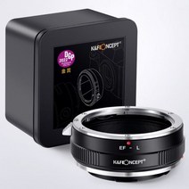K & F CONCEPT EF-L EF EF-S 렌즈-L 마운트 어댑터 링-캐논 EF 렌즈-시그마 라이카 파나소닉 L 마운트 카메라, CHINA_Black, 1.Black - Leica L 마운트 - 캐논 EF