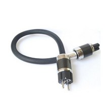 [해외]HiFi Schuko Furutech Alpha PS-950 톱 로지움카본파이버 발열 EU AC 전원 케이블 FI-E50 FI-50R 플러그, 미국 버전, 협동사, 1m