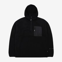 휠라 공용 마이크로 플리스 후드티 FS2POA4022X BLK