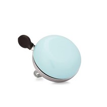 Kickstand Cycleworks 클래식 비치 크루저 딩동 자전거 벨 매트 블랙, Powder Blue