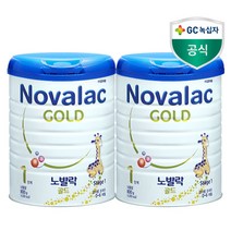 노발락 프랑스 프리미엄 분유 골드 1단계 800g 2개입, 단품