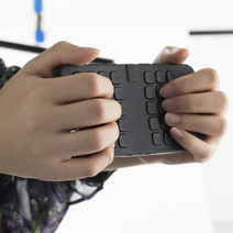 쿼티케이스 시각장애인용 스마트폰 무선키보드 전화 다이얼 스마트폰 제어 스마트폰 악세서리, 1개