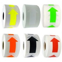 화살표 스티커 6종 5cm 500pcs 표시스티커 탑꾸 사전점검, 1109.오렌지화살표500