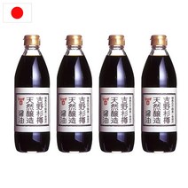 일본 훈도킨 스기타루 삼나무 통 천연 전통 양조 쇼유 간장 500ml 4팩, 4개
