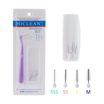 하이크린(HICLEAN) #HL016 치간칫솔 L-Type 1B+6P, 사이즈 S