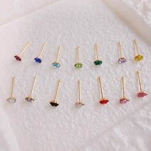 골드 플라워 코 피어싱 노즈본 코찌 Piercing PN001
