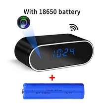 360도카메라 자전거 블랙박스 바디캠 미니 시계 HD 와이파이 제어 비밀 IR 야간 투시경, With battery+Only Camera