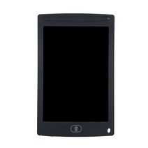 어린이 LCD 지능 조기 교육 8.5 인치 온라인 클래스 학습 그림 쓰기 보드 필기 가벼운 에너지, Black