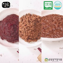 [담가] 전통 장류 120g 3종 세트 (1인가구 / 여행용 / 전통고추장 전통된장 전통쌈장 구성)