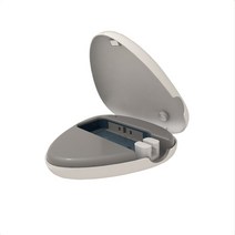UVC 전동 칫솔 살균기 스마트 UV 건조 여행 미니 휴대용 살균제 상자 무선 USB 충전식 살균 221410, 흰색, 규격 없음