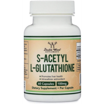 더블우드 아세틸 글루타치온 S 아세틸 L 글루타치온 S-Acetyl L-Glutathione 100 mg 60캡슐, 1개, 60개입