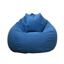 대형 빈백 쇼파 거실Lazy Sofa Cover Bean Bag Lounger Chair Seat 거실 가구 필러 없음 Beanbag Bed Pouf, 04 D