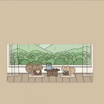 Younimu 애니멀 패턴 마우스 패드 장패드 데스크패드, 570x330mm, H102