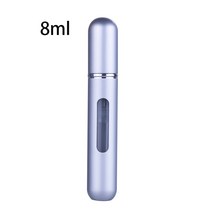 5ml/8ml Refillable Perfume Spray Bottle Perfume Atomizer Empty Cosmetic Containers Travel Mini Alumi, 8ml silver