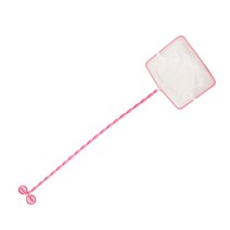 사각 뜰채 4인치 (핑크) - 구피뜰채, 단품