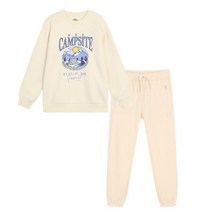 NBA KIDS NBA 캠프사이트 프린트 기모 맨투맨 SET451