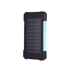 태양광 보조배터리 50000mAh 태양 보조베터리 대용량 외장 배터리 휴대용 야외 여행 긴급 아이폰 호환 Xiaomi 삼성, [01] 30001 mAh-50000 mAh, [04] blue