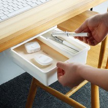 접착식 책상서랍장 사무용 수납장 히든서랍 볼펜수납장 슬라이딩, 히든서랍 소형