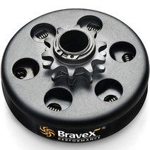 Bravex 원심 클러치 고 카트 1.9cm(34인치) 보어 10 톱니 #4041420 체인 펀 미니 바이크 업그레이드, 10T(for 40/41/420)
