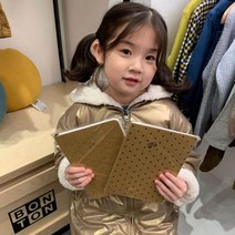 BONTON 여아 골드 다운패딩
