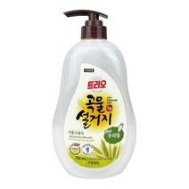 트리오 곡물 설거지 우리밀 주방세제 750ml-O X ( 2매입 )
