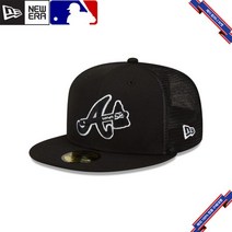 뉴에라 스냅백 MLB [애틀랜타 브레이브스] 2023 Batting Practice Black 59FIFTY Fitted 888094