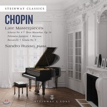 [CD] Sandro Russo 쇼팽: 마주르카 소나타 3번 등 후기의 걸작들 (Chopin: Late Masterpieces)