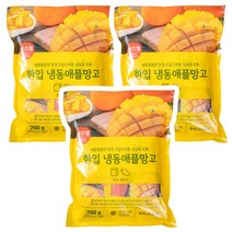 CJ 이츠웰 한입 냉동 애플망고 700g x 3봉