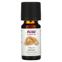 Now Foods Essential Oils 100％ Pure Vetiver 1/3 fl oz (10 ml)