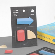[iswas] [iconic] 아이코닉 타이니 점착 메모지, 색상:06 CUBE