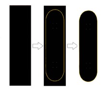 전동 전기 성인 킥보드 Skateboard Sandpaper Skate Board Deck Sticker Scooter Electric Longboard Abrasive Digi, 01 M01