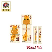 삼지원 어린이홍삼젤리 건강기능식품 맛있는 아이홍삼 망고맛 젤리 제리 스틱 6년근홍삼농축액 진세노사이드 성장기 어린이홍삼 키즈 유아동 금산인삼농협, 1박스