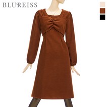 [블루레이스] 조끼핀턱퍼프소매원피스_B2W1OP3081