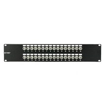 Networx 동축 패치 패널(16포트 BNC), BNC 75 Ohm, 32 Port