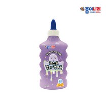 종이나라 고스트컬러 액체풀 물풀 180ml 슬라임 재료, 야광보라, 1개
