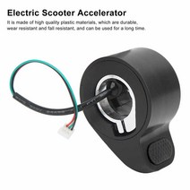 전동스쿠터 스로틀 소형전기차 Electric Scooter Throttle Accelerator Thumb Speed for Ninebot G30 MAX, [01] 빨간