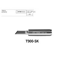 용접노즐 팁 1PCS ATTEN 원래 900M-T 시리즈 납땜 팁 936 937 인두 교체 T900-B/I/K/SK/IS, 01 one piece_05 T900-SB