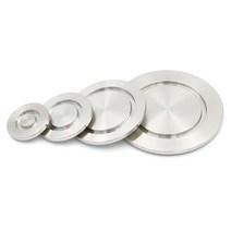 플랜지 후렌지 배관 진공 튜브 블라인드 플레이트 블랭크 솔리드 엔드 캡 위생 스테인레스 SS304 파이프 트라이 클램프 KF10 16 25 40 50, [02] KF16, 1개
