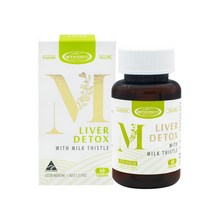 호주 마더네스트 리버디톡스 밀크씨슬 60정 Milk thistle 리버디톡스 알지알지몰 3개 세트, 60정 3개