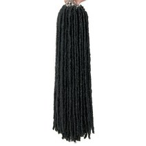 드레드헤어 Dreadlock 레게 붙임 머리 18inches soft, 1b, 18인치, 18가닥 1개