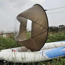 카누 접이식 카약 보트 윈드 돛 서핑 보드 액세서리 여름 서핑 윈드 패들, 회색