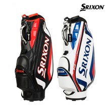 21년형 스릭슨 스탠다드 캐디백 GGC-S166, 화이트 블루 레드