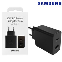 삼성정품 35W 듀얼 포트 초고속 충전기 PD3.0 PPS포트 EP-TA220, 35W 듀얼 충전기_블랙, 1개