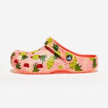 크록스 클래식 레트로 리조트 클로그 PAPAYA 멀티 샌들 슬리퍼 국내매장판