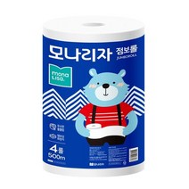 가재울통상 모나리자 점보롤 화장지 1겹 500m 4롤 대용량롤휴지 0-93-056934-53ea, gajae5407 1, gajae5407 본상품선택