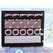 비엠에스 발렌타인데이 화이트데이 보뇌르 라비앙로즈 수제초콜릿 20입 초콜릿, 1box, 보뇌르수제초콜릿 20입+쇼핑백