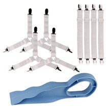 침대시트 고정밴드 일자형4개+Y자형4개+매트리스리프터1개, 침대시트고정밴드일자4개+Y자4개+매트리스리프터