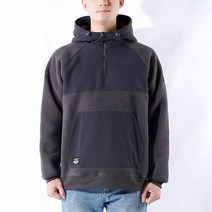 아르꼬 남성용 베이직 스탠다드 플리스 아노락 후드 집업 기모 티셔츠
