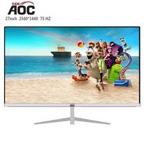 모니터 AOCSXM 27 인치 IPS 2K 커브드 75HZ 풀 HD 게이밍 태블릿 LCD DP/HDMI 2560x1440, 01 27inch 2K 75HZ white, 영국 플러그